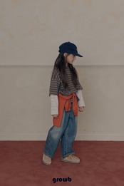 韓国子供服 / growb / デュアル Tシャツ / 秋服 *XS~JM*