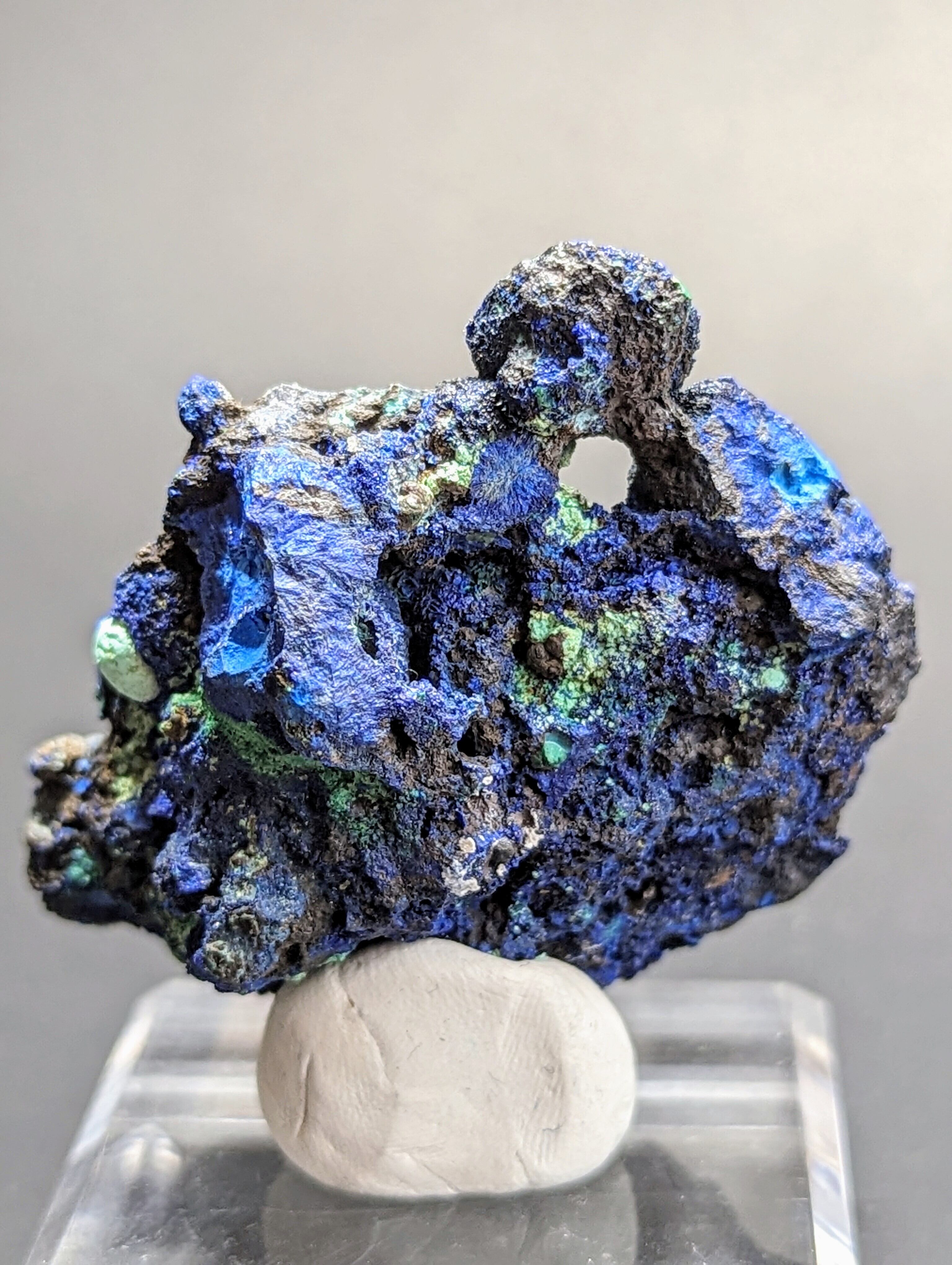 希少】アズライト(藍銅鉱) Rubtsovskoe Mine, Altai Kray,Russia R5 