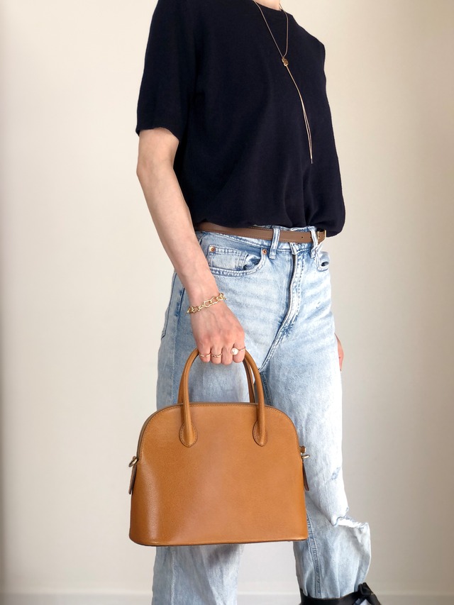 CELINE セリーヌ ハンドバッグ ブラウン レザー 2way ブガッディ vintage ヴィンテージ オールド 5ukm4d
