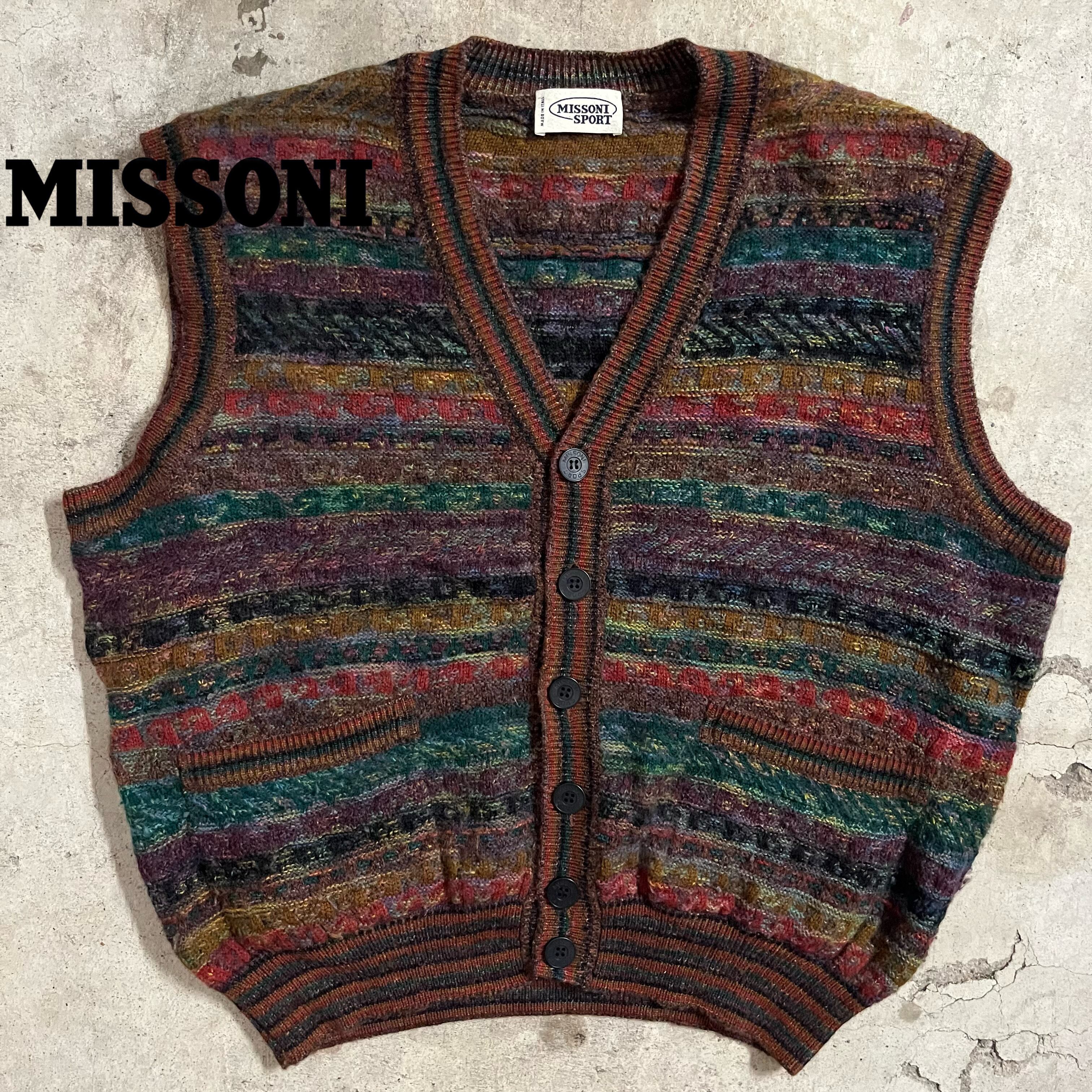 MISSONI ミッソーニ イタリア製 ニットセーター 立体 3D 90年代