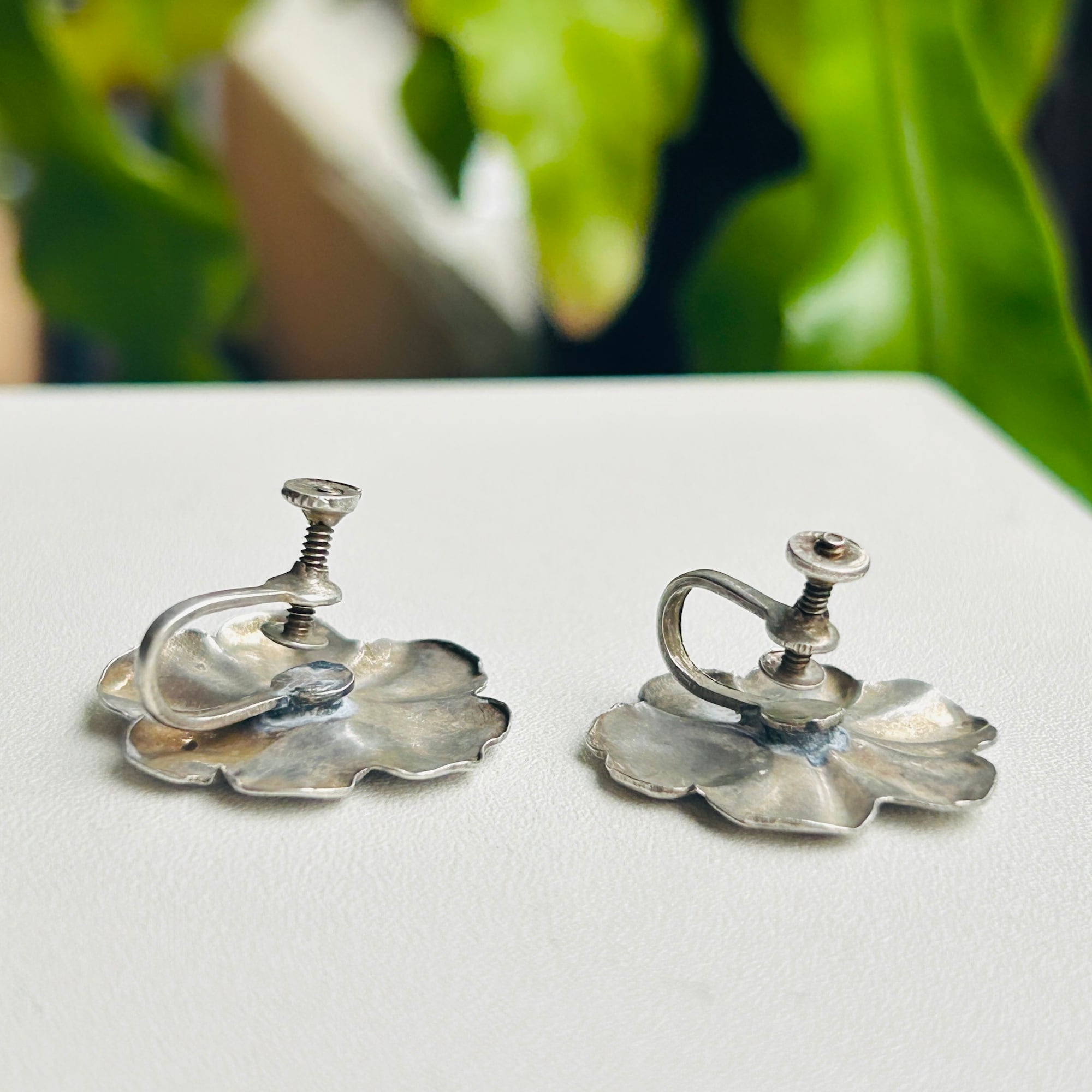 シルバー925 フラワーイヤリング | Milo Antiques & Vintage