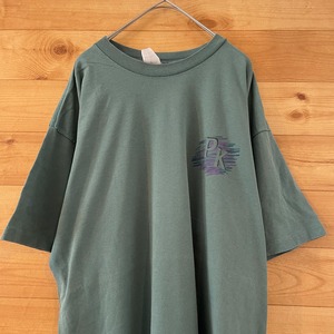 【PROMISEKEEPERS】90s USA製 ワンポイント ロゴ Tシャツ XL くすみカラー US古着