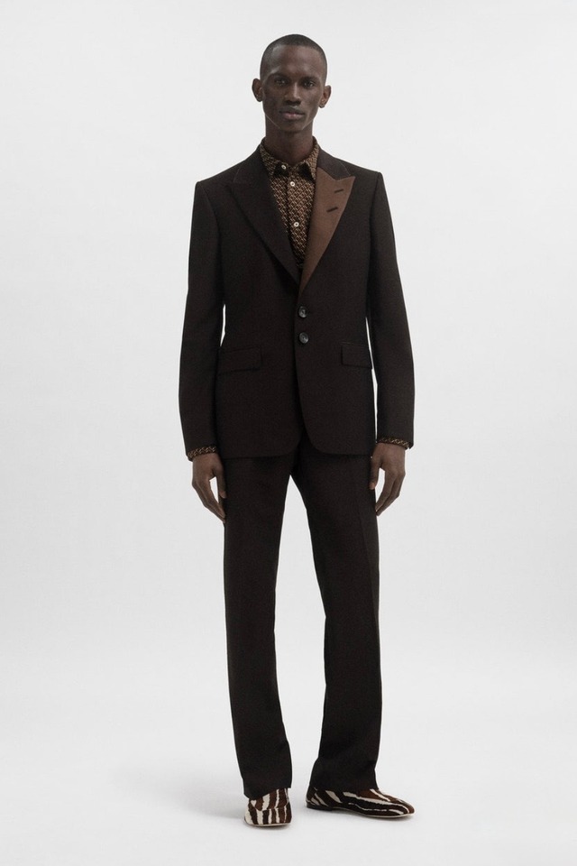 WALES BONNER 【ALTO BLAZER  -BROWN-】