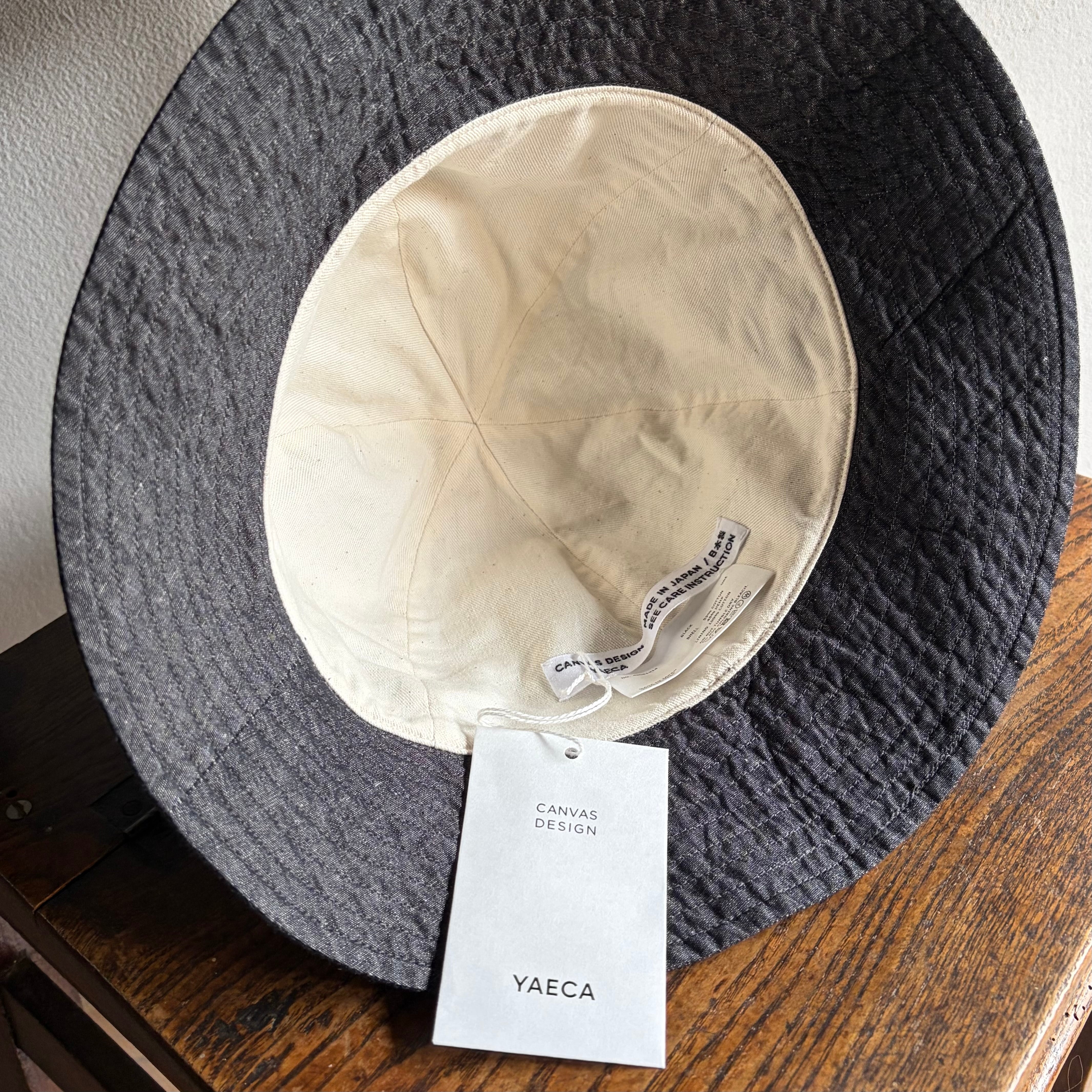 YAECA CANVAS DESIGN/ヤエカ キャンバスデザイン Cotton Hemp Backet
