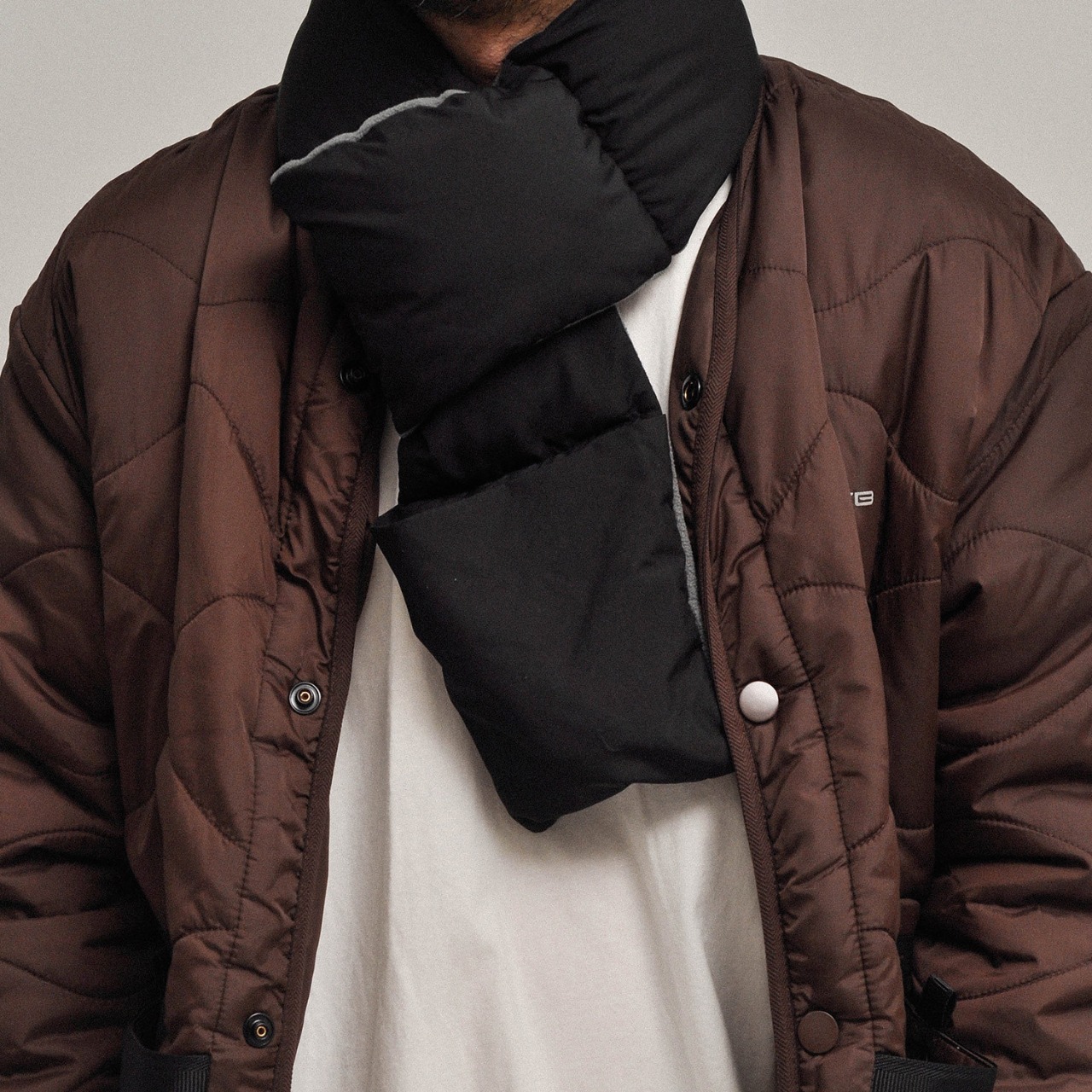 キルティングワッフル ノーカラージャケット K5542 - 4