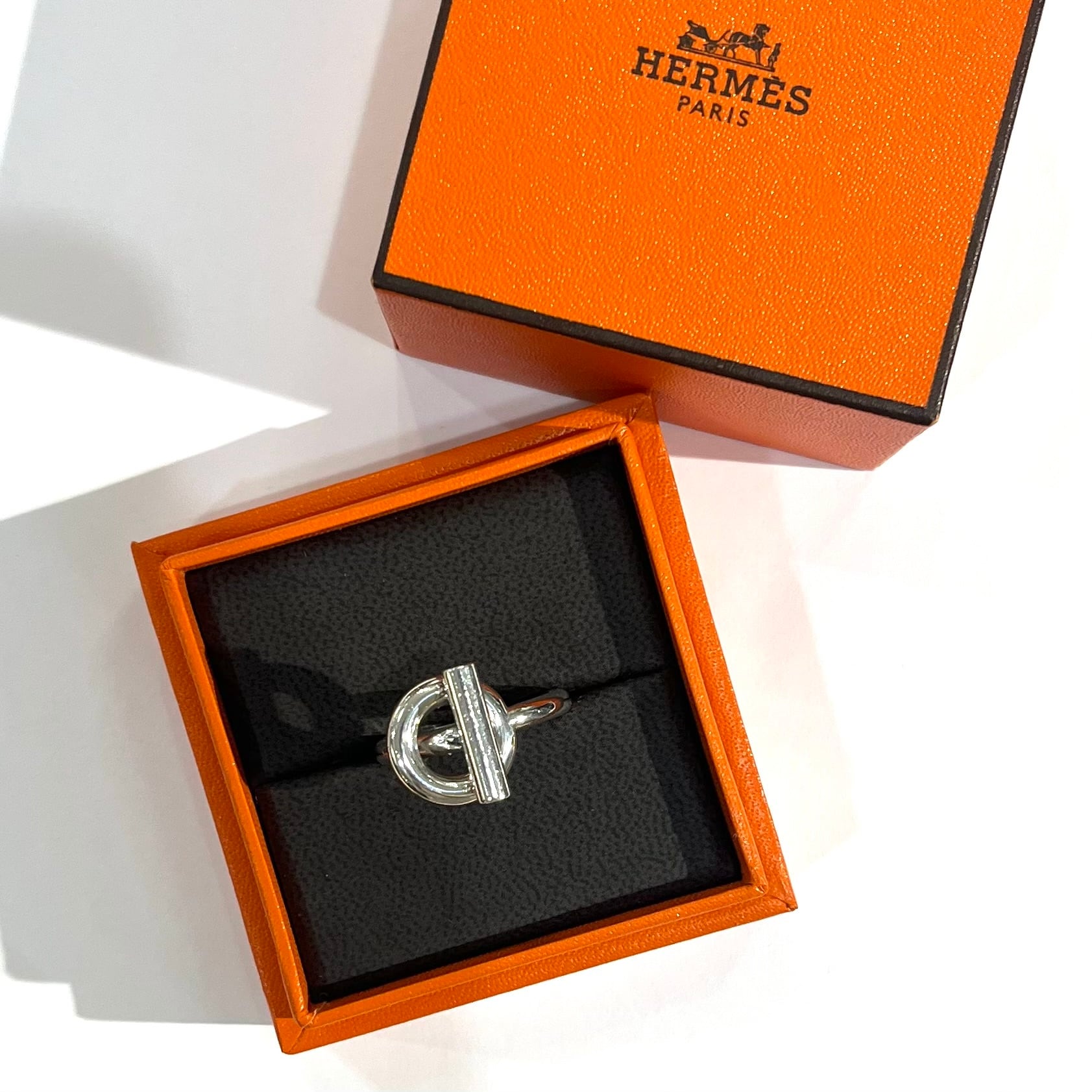 希少サイズ【HERMES】【17号57】2484 エルメスEchappeeスターリング