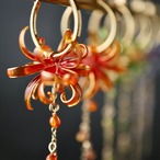 打ち上げ花火 －Spider lily－ | Japanese Fireworks & Red Spider Lily Earrings