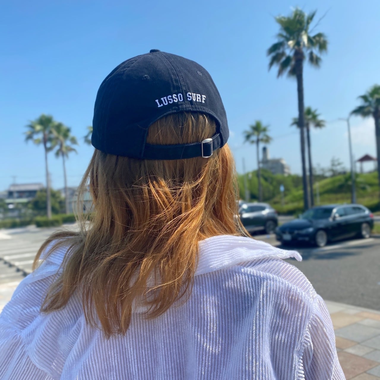 Palm Tree LA Cap【Black】 | LUSSO SURF