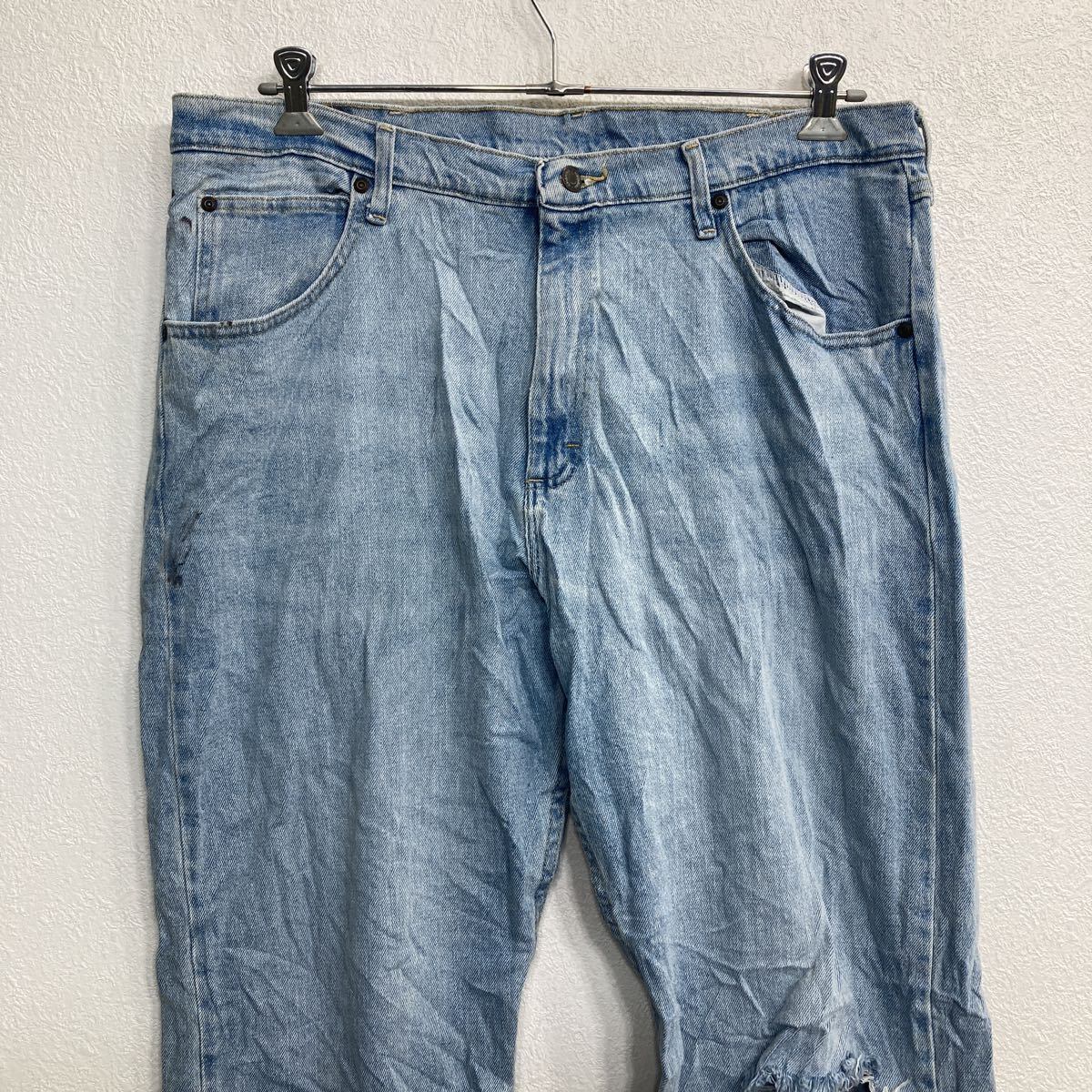 Wrangler デニムパンツ W36 Wrangler ビッグサイズ ライトブルー 古着