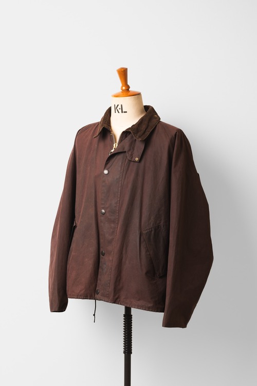 [2000S] "Barbour"  TRANSPORT Waxed Cotton Jacket / Rustic  (Made in England)
