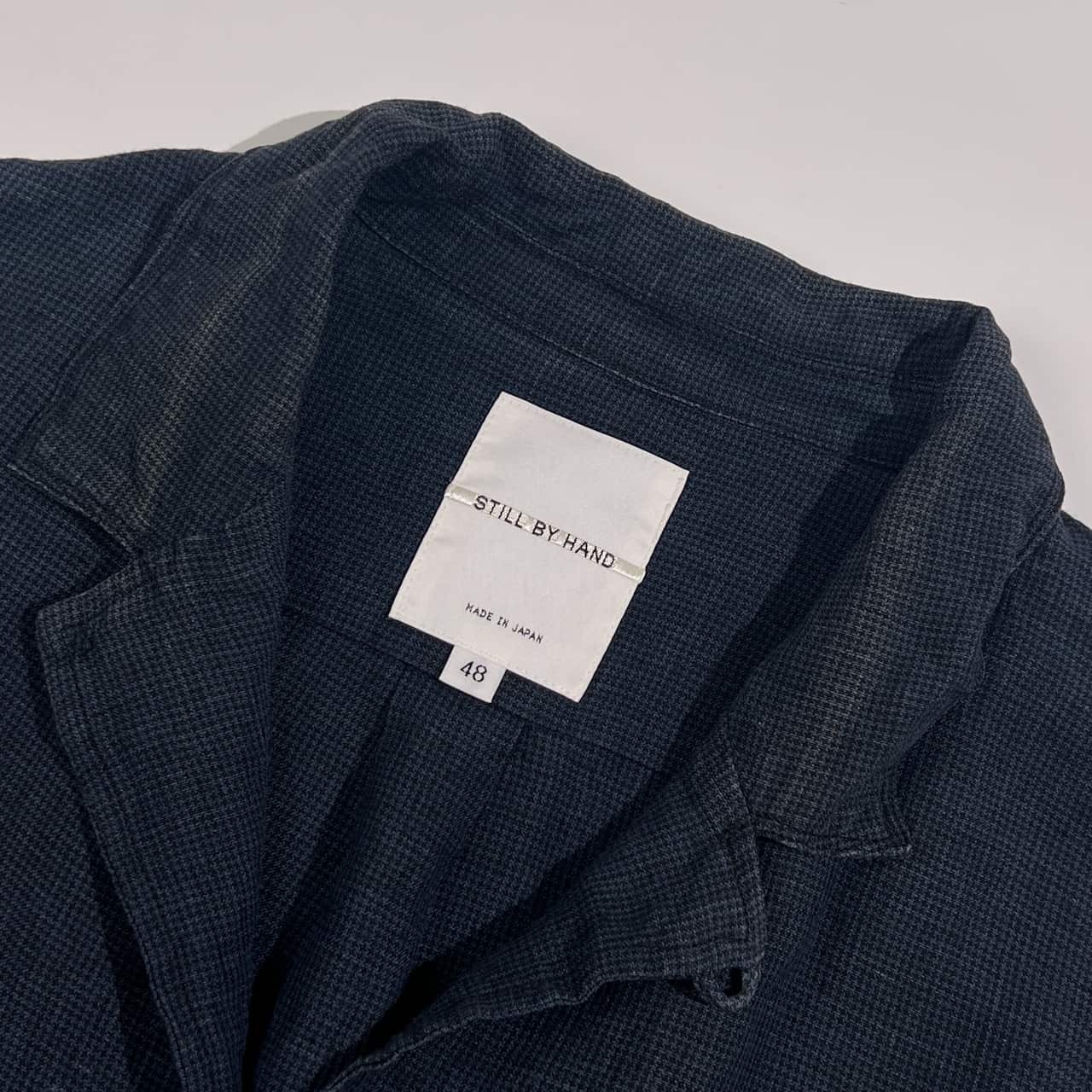 リネン100% STILL BY HAND スティルバイハンド リネン シャツ ジャケット 48/ネイビー系 メンズ