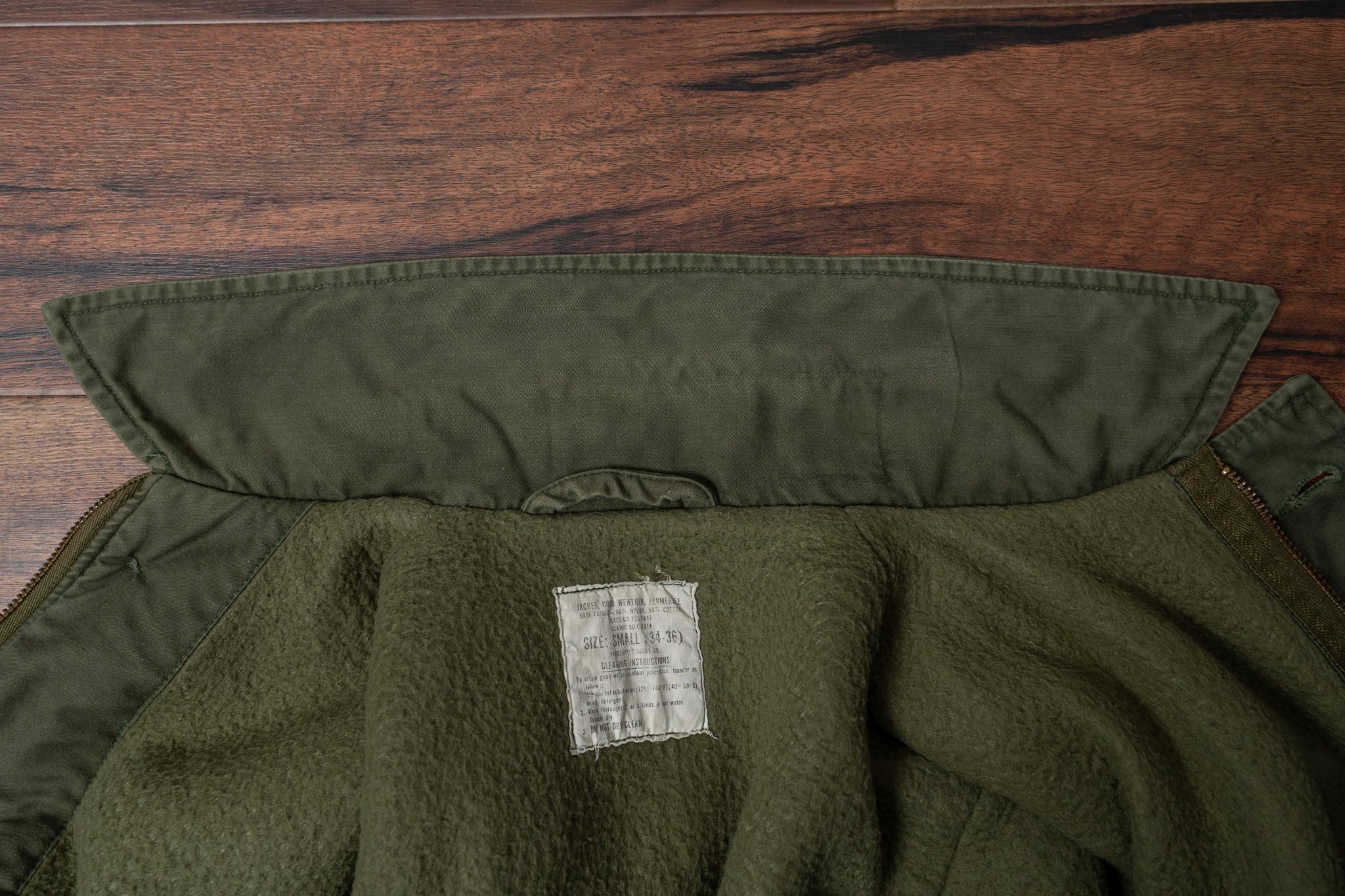 U.S.Navy A-2 Deck Jacket Good Stencil Small 
