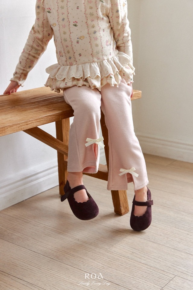 【1/27〆予約】<Roa>  Ribbon flare pants