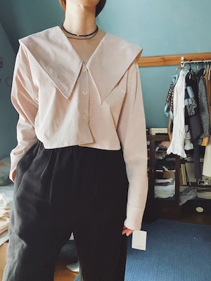 【MADE TO ORDER】Linus short shirt / smoky pink