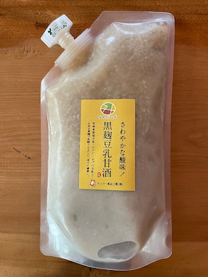 黒麴豆乳甘酒　600ｍｌ（みやだいず®豆乳使用）