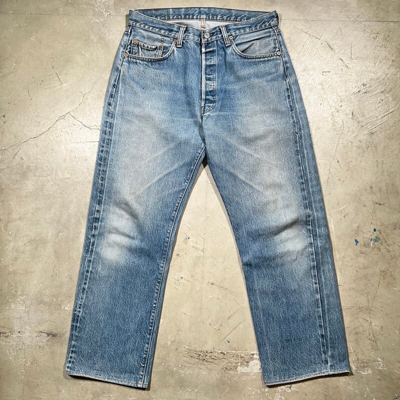 70's Levi's リーバイス 501 66後期 デニムパンツ 赤耳 刻印6 赤タブ欠損 バックポケットチェーンステッチ 縮率8％ 79年  実寸W32 USA製 希少 ヴィンテージ BA-1775 RM2194H | agito vintage powered by BASE