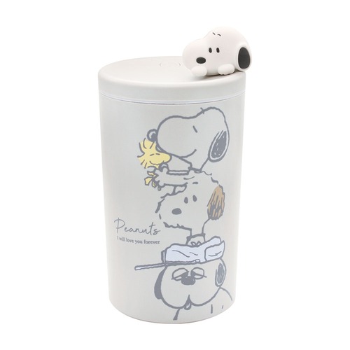 スヌーピーマスコット付きスリム加湿器 グレー(5256668)