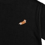WC ROGO Relax Pile Tee -Black-　[T0052]