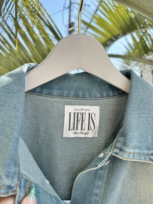 【mapuaコラボパッチ】レディースデニムジャケット ¥8,600(9,460)