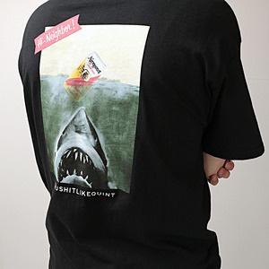 Narragansett Beer 「JAWS」 両面 プリント 半袖 Tシャツ 古着 used