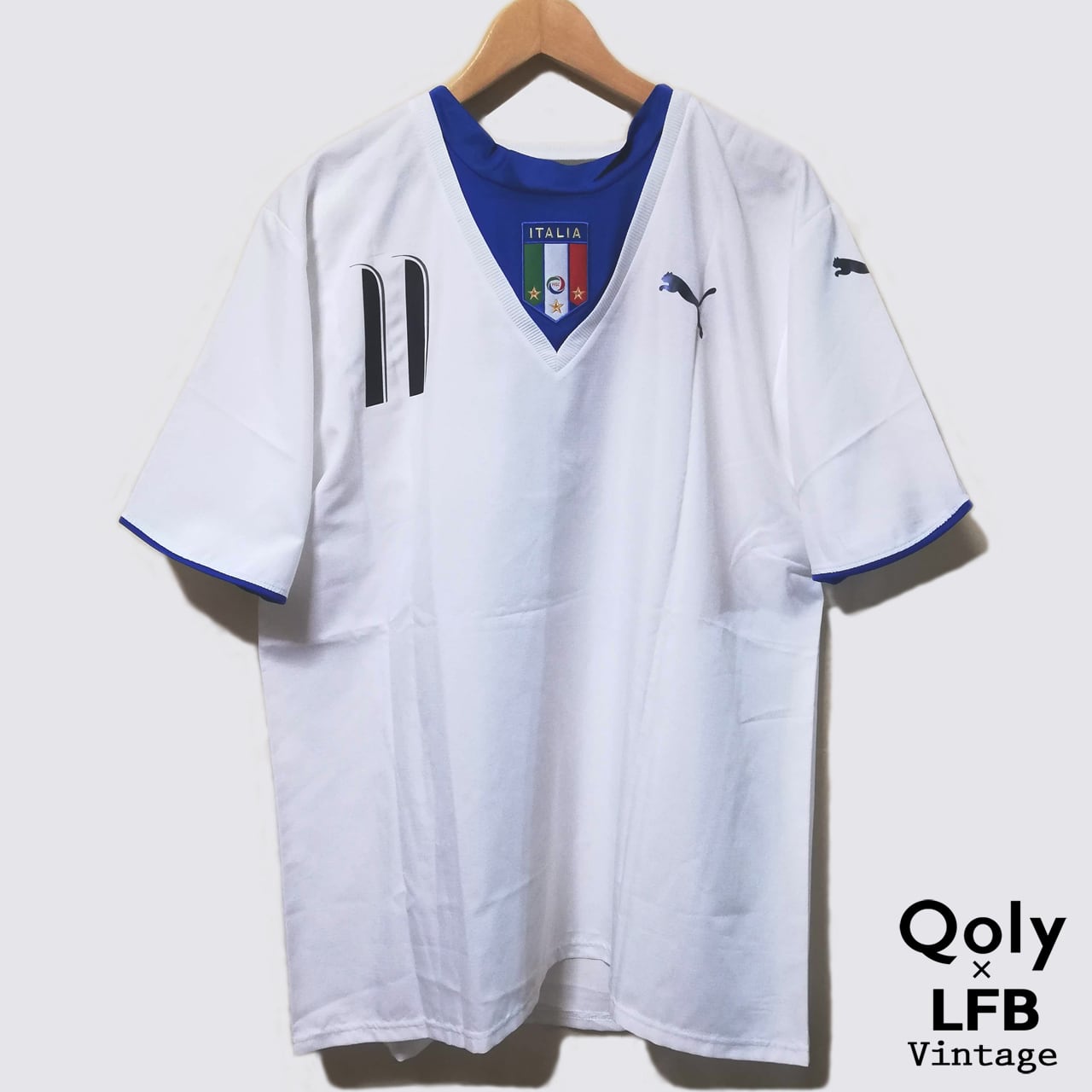 イタリア代表 2006 Puma アウェイ半袖 ユニフォーム #11 GILARDINO
