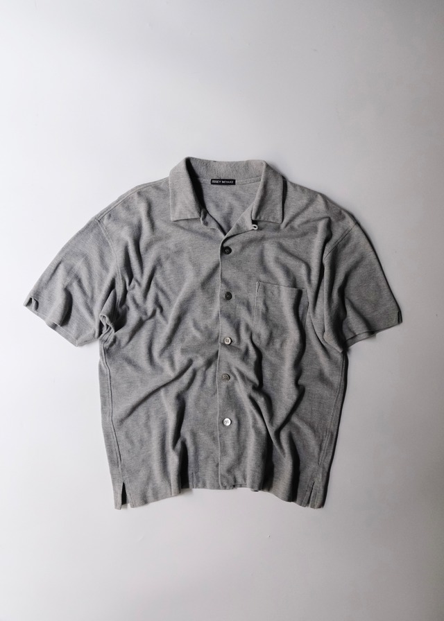 ISSEY MIYAKE 93SS short sleeve open collar cotton shirt