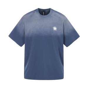 フェードブルー スタープリントTシャツ el1605