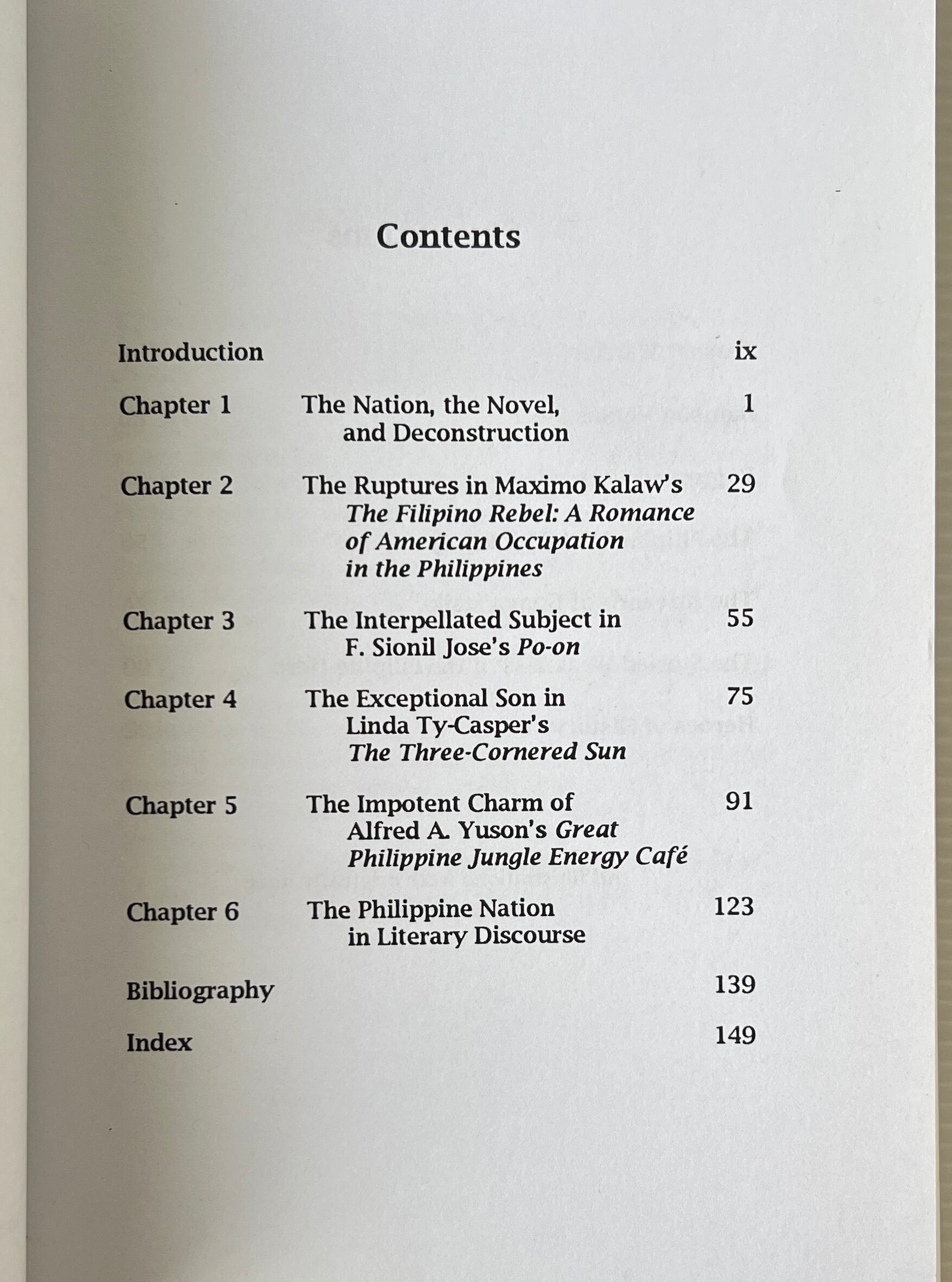 Imagining the Nation in Four Philippine Novels / Martinez-Sicat, Maria Teresa / University of the Philippines Press