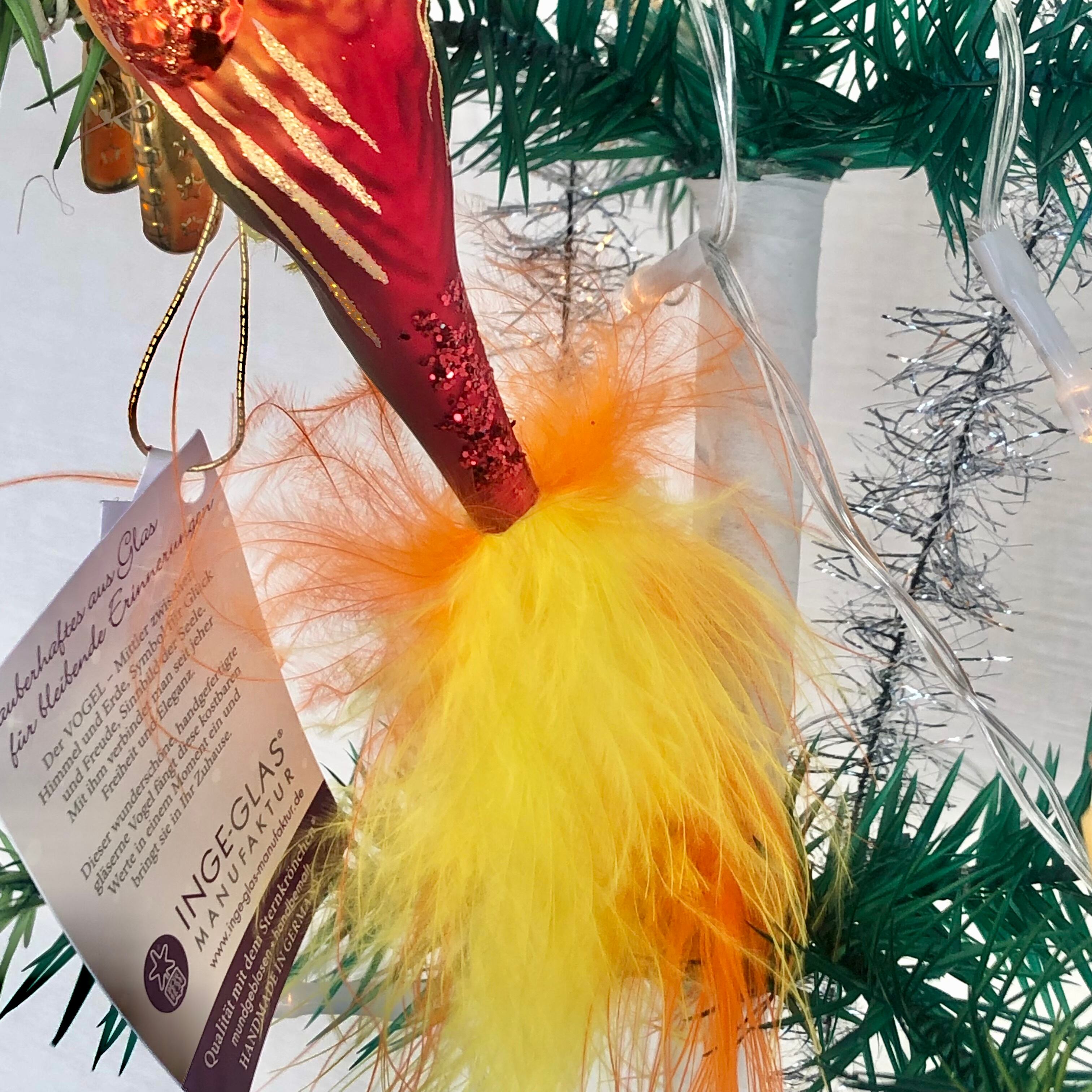 ASTIER de VILLATTE. INGE-GLAS ドイツ製 カラフルバード ガラス