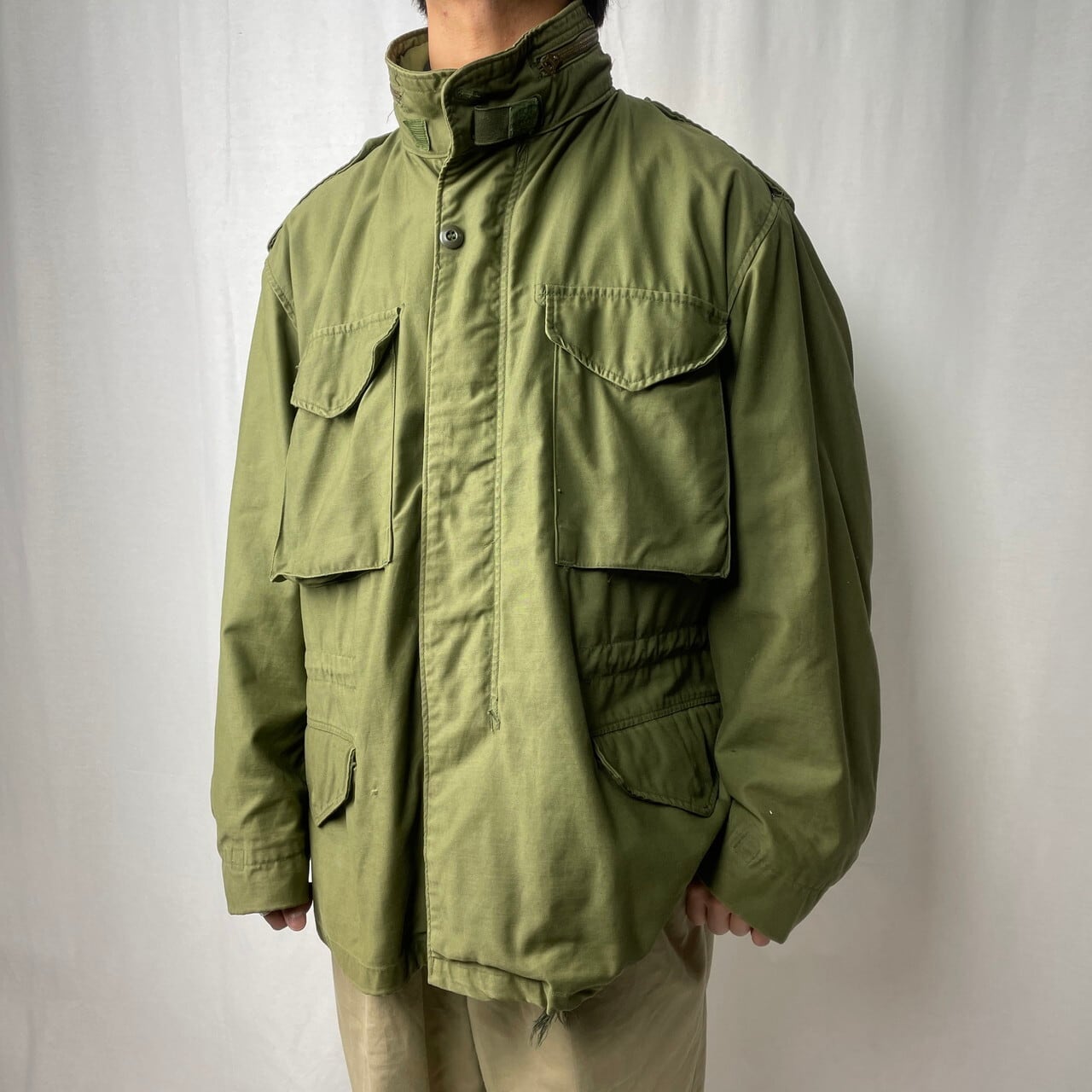 74年納品 70年代 U.S.ARMY 米軍実品 M-65 3rd ミリタリー フィールド