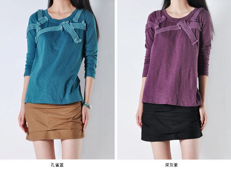 オータムFlowerデザイン ロング 秋物 フラワーデザイン Yiranxuaディースワード85448702315