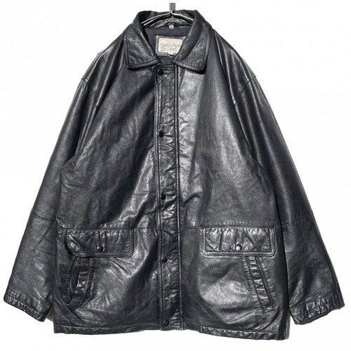 Vintage Down Leather Jacket [1990s] [CHARLES KLEIN] Vintage Down Leather Jacket