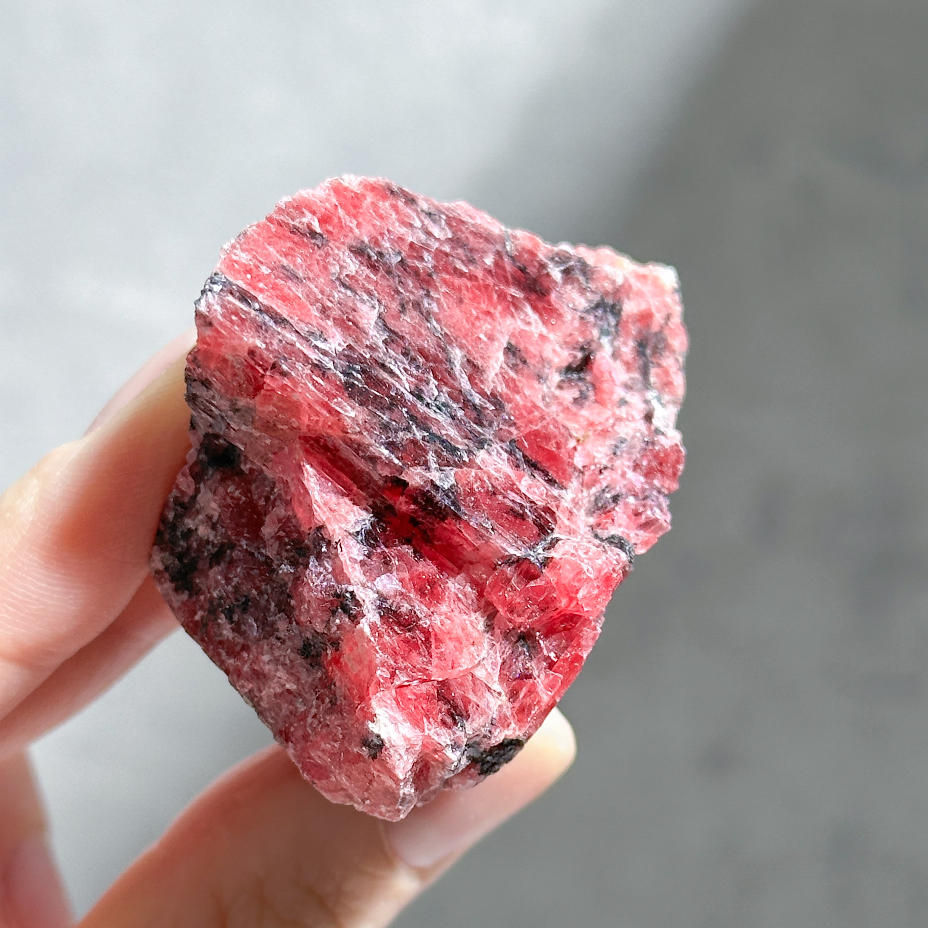 高品質◎ ロードナイト 原石33◇Rhodonite◇パワーストーン・天然石