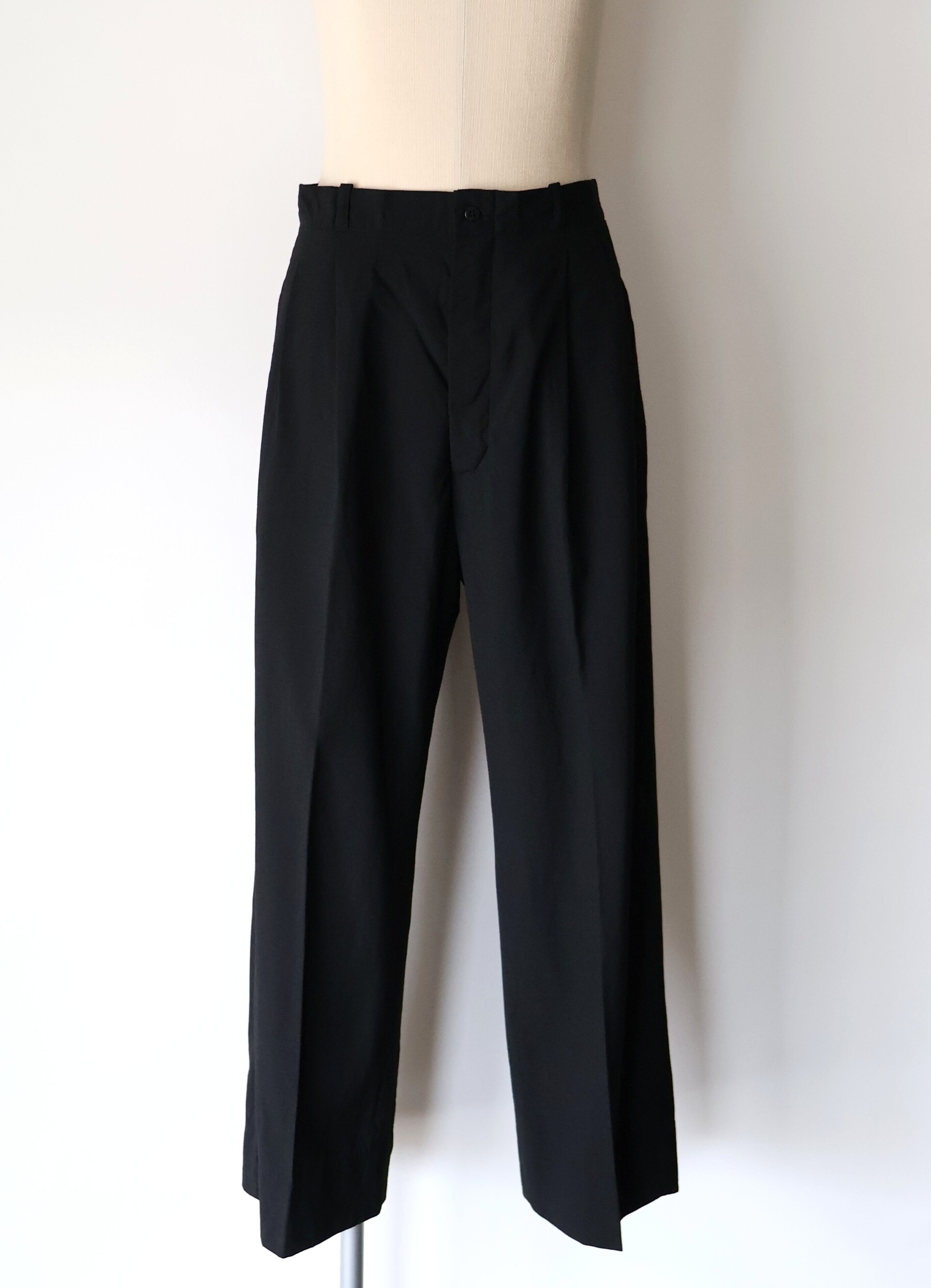 BAUTH “ WOOL 2TUCK TROUSERS ( Black )” | H.inch/アッシュインチ