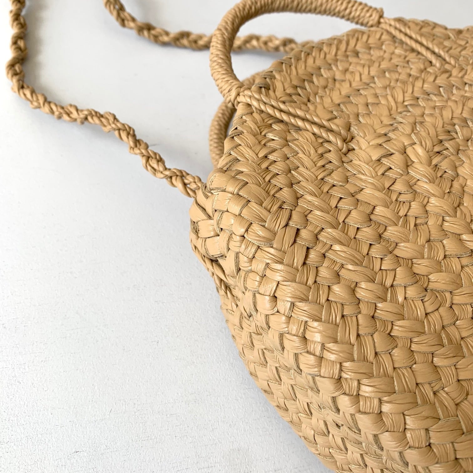 Aeta】LEATHER BASKET / CIRCLE BASKET:S / KG07 | eighty88eight