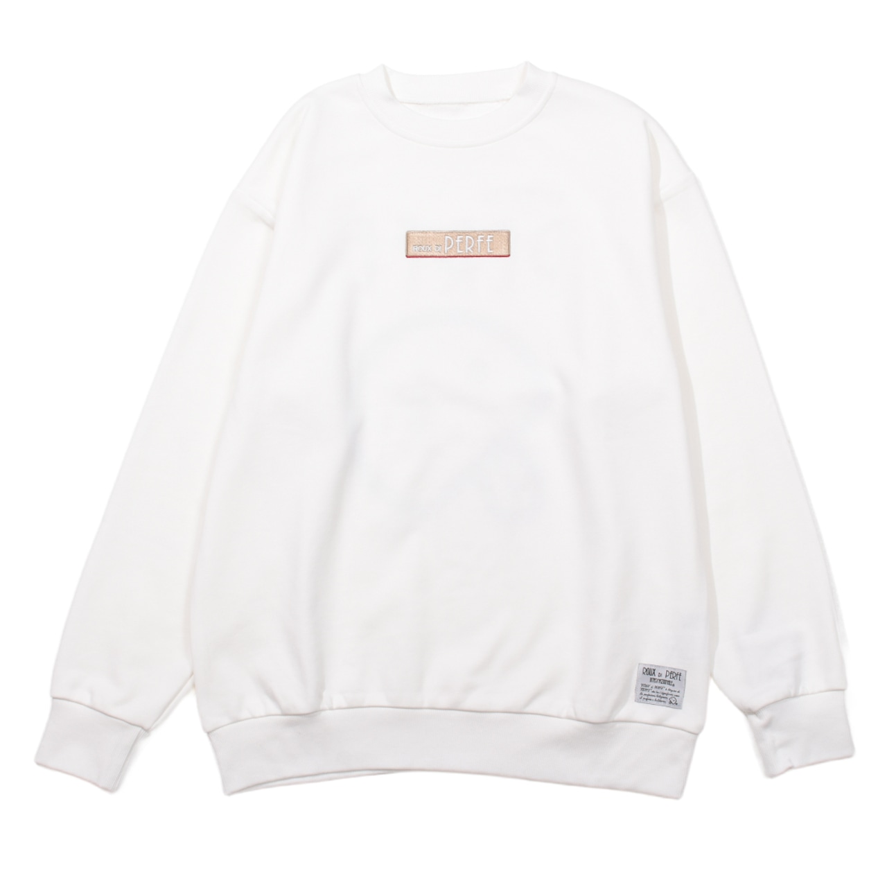 【再入荷】ロゴ刺繍×ベーマークバックプリントトレーナー