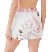 Women's All Over Print Casual Beach Shorts 4861