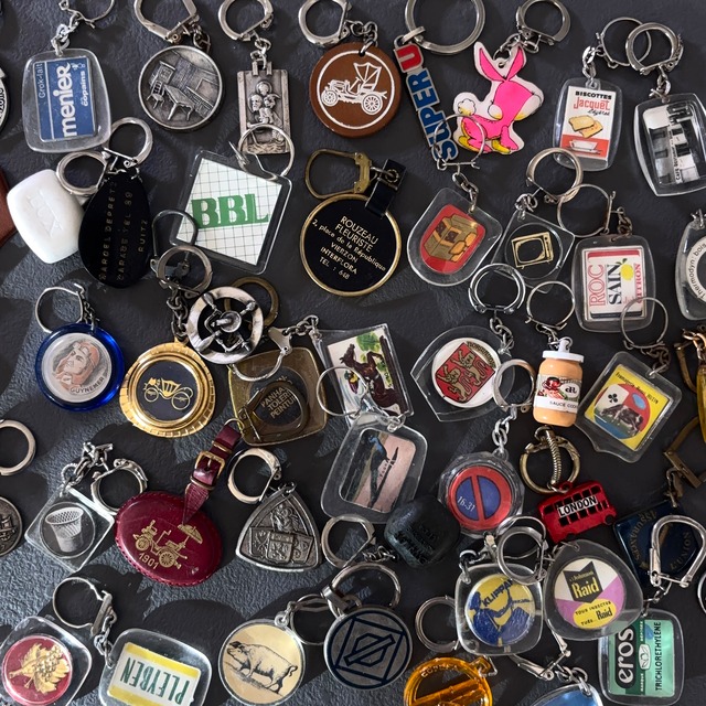 50個  フレンチ キーホルダー フランス 雑貨 ヴィンテージ  2511014-6