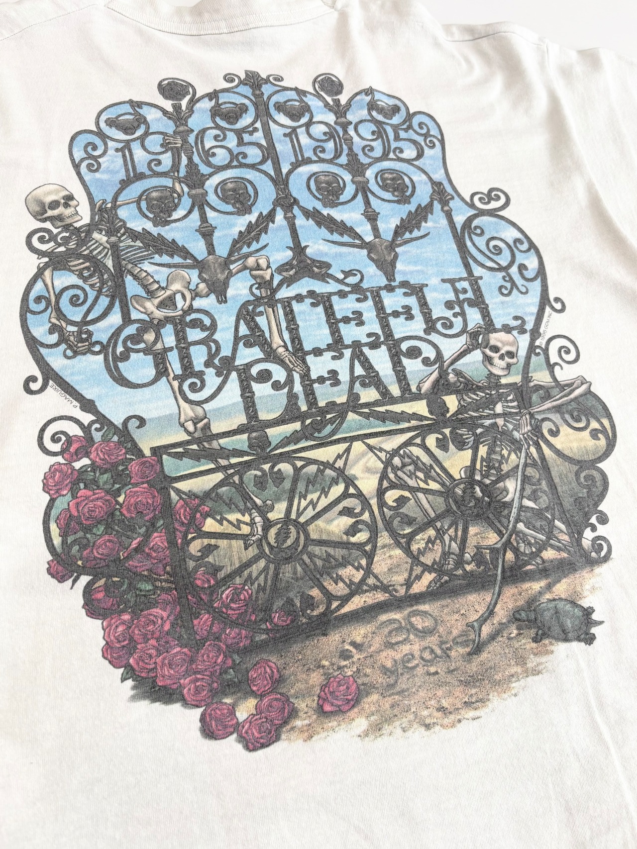 90s GRATEFUL DEAD "LIQUID BLUE" Tee MADE IN USA Size XL