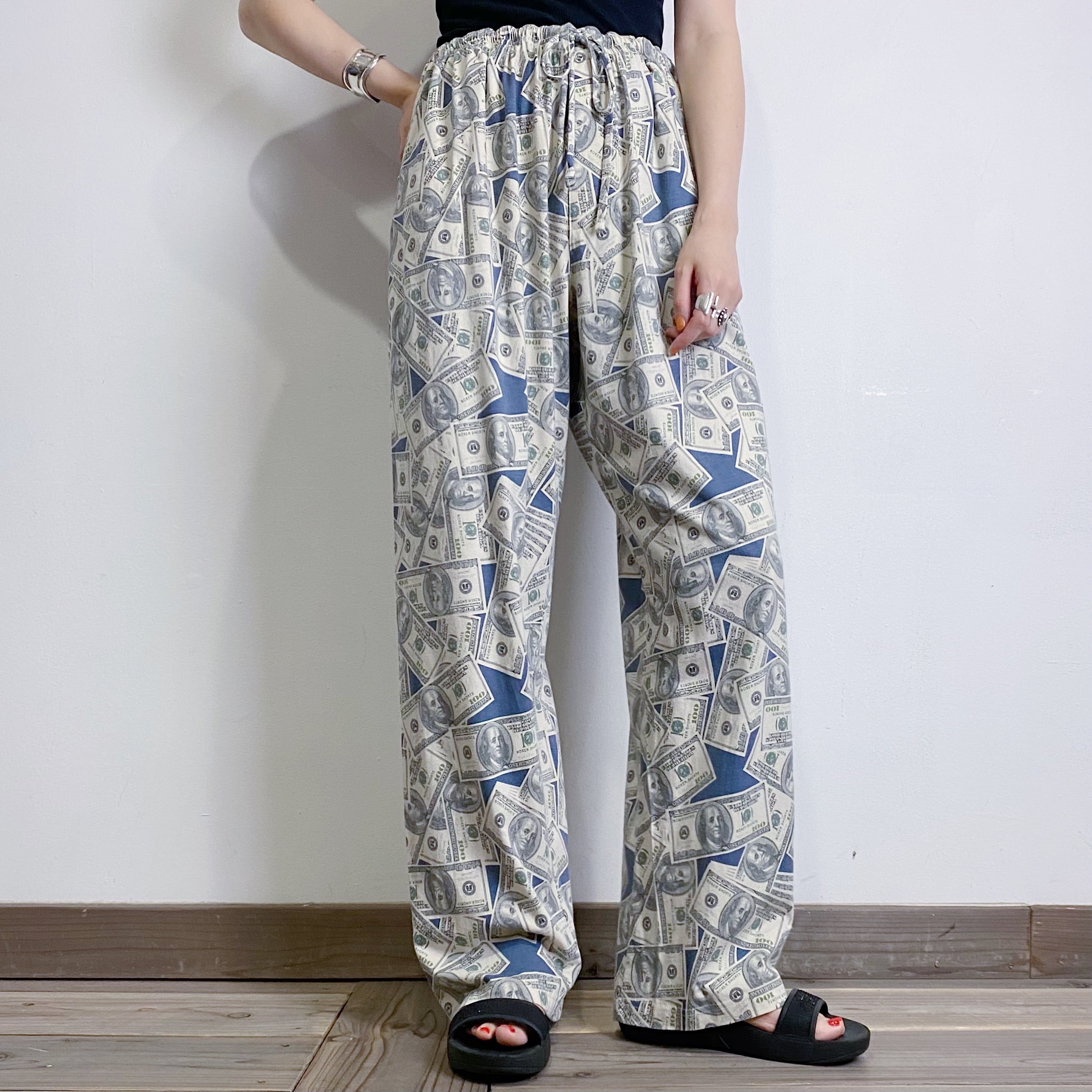 dollar printed easy pants | LEMON dollar printed easy pants | LEMON