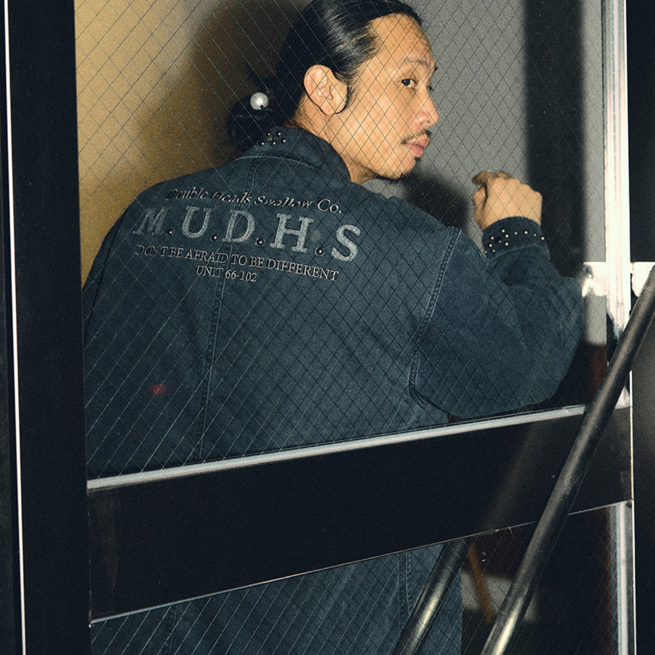 インディゴリベットシャドータイガーシャツ A2036 - 4