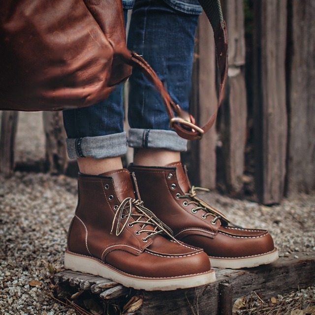 Brown Split Leather Boots / ブラウン スプリット レザー ブーツ