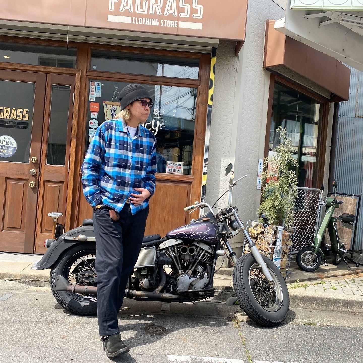 コットンレーヨンチェックシャツ / RATS(ラッツ) / COTTON RAYON CHECK