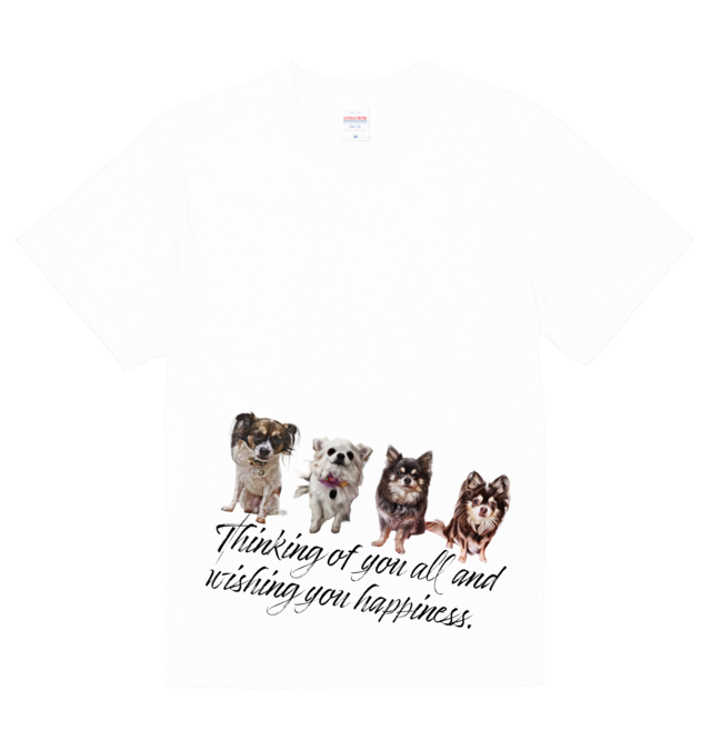 ちわわーズオリジナルグッズ　半袖Tシャツ②
