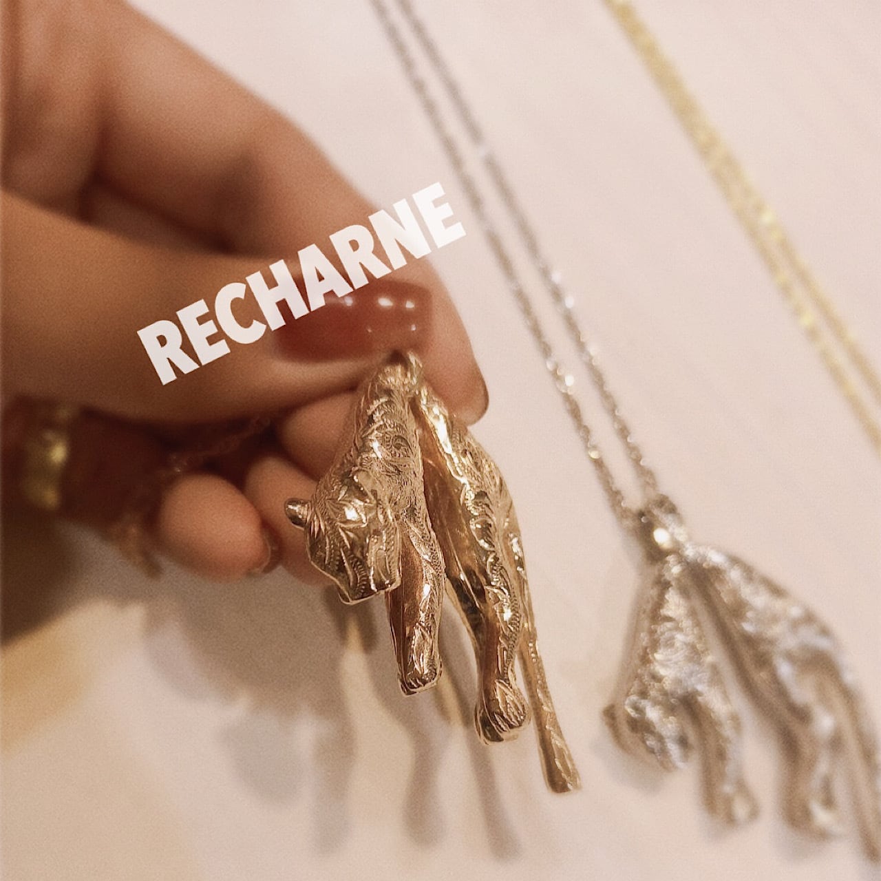 Hawaii an panther necklace シルバーカラー | RECHARNE