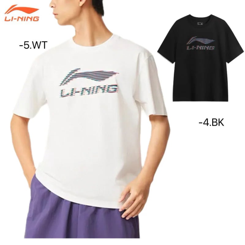 ATSR469】 LI-NING ロゴTシャツ バドミントンウェア(ユニ/メンズ