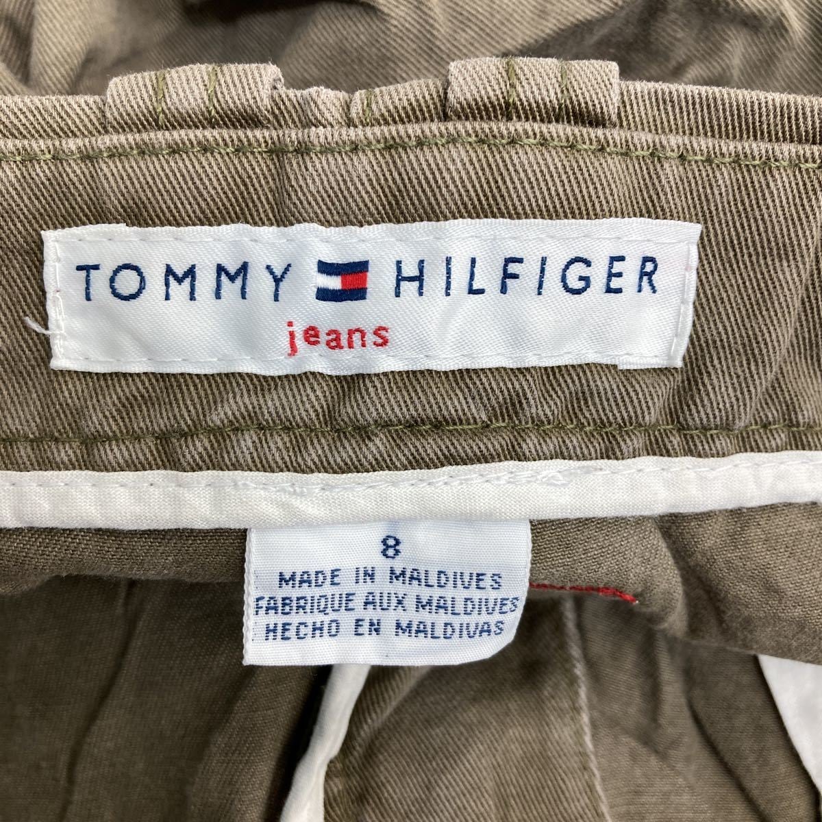 TOMMY HILFIGER チノパン W32 トミーヒルフィガー レディース ブラウン 古着卸 アメリカ仕入 2302-33