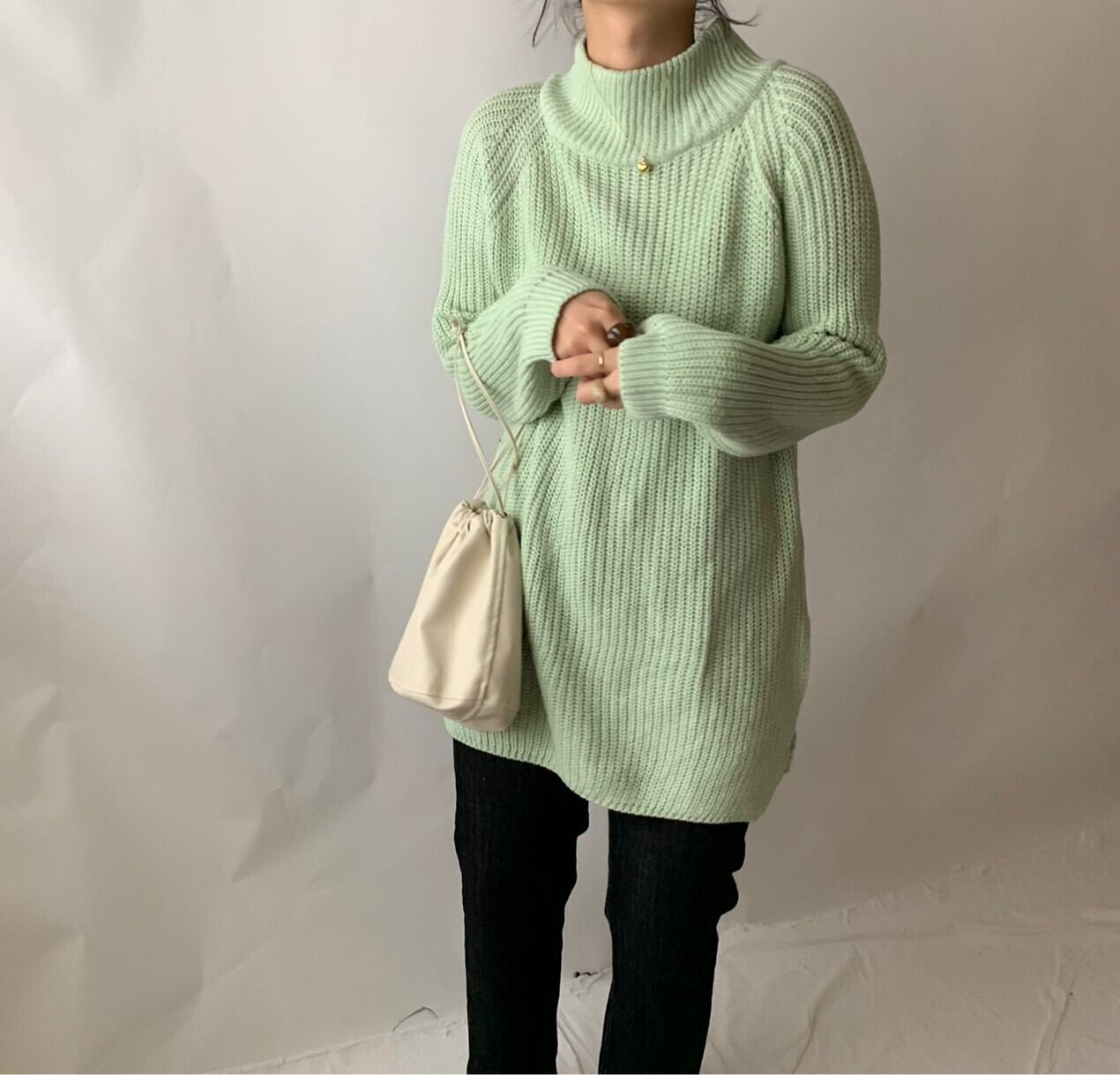 【asyu】knit tunic