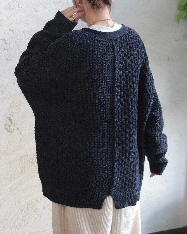 【LUPILIEN】モールニットカーディガン　(251096)