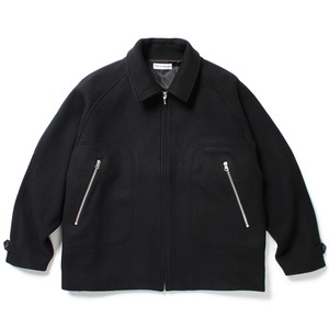 CABARET POVEL / PLUSH WOOL JACKET - BLACK